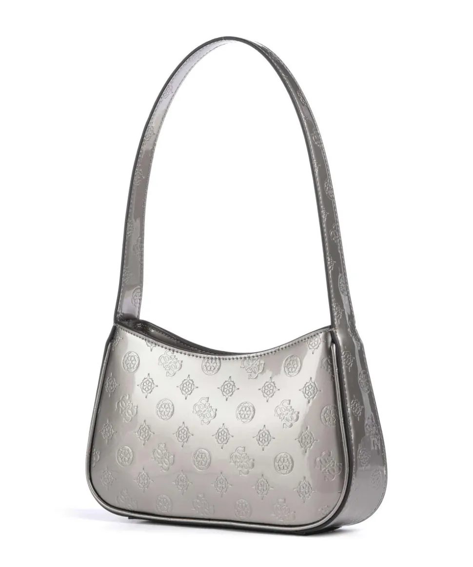 Arnela Schultertasche Lederimitat platin