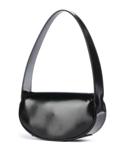 Arnela Schultertasche Lederimitat schwarz