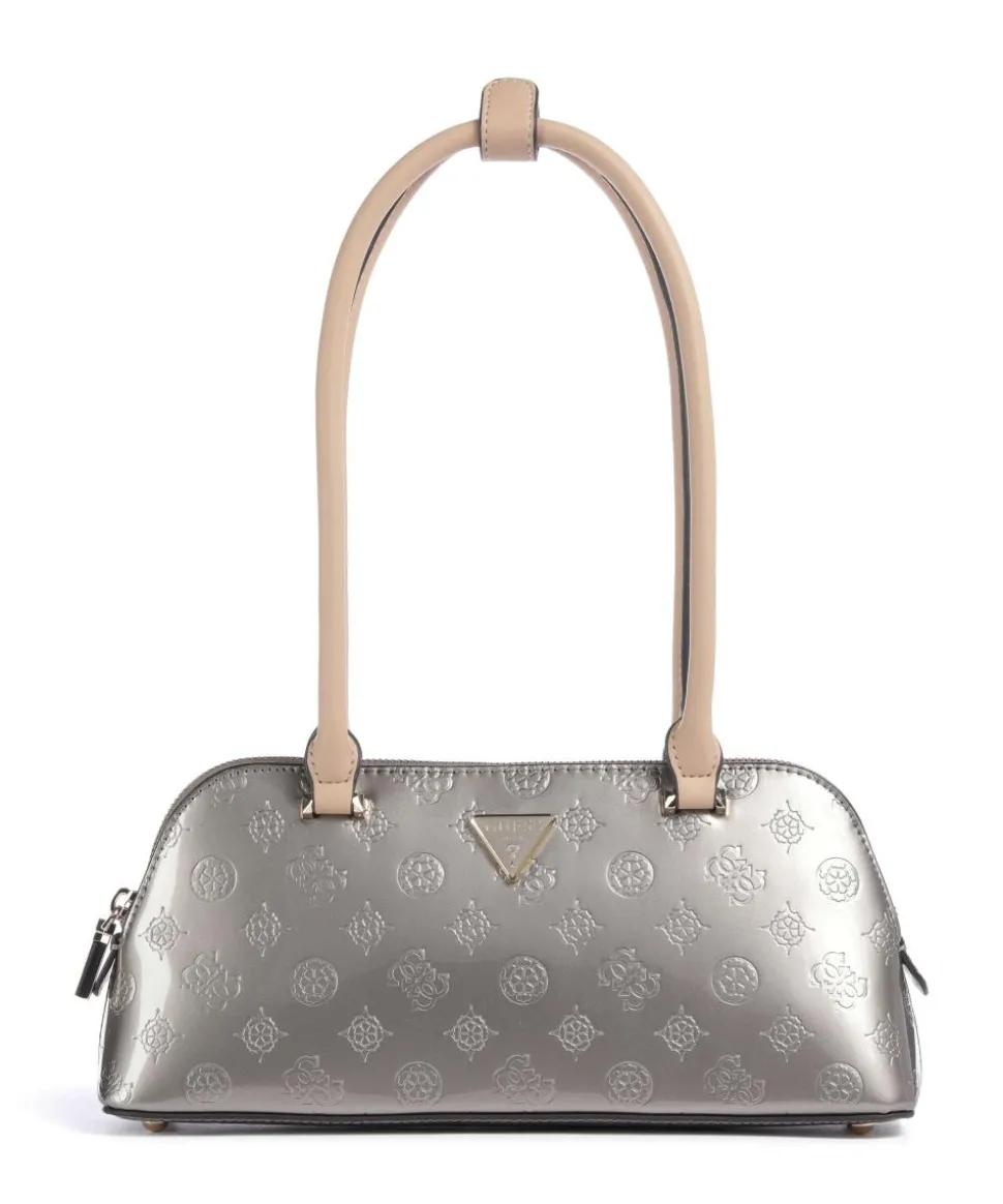 Arnela Schultertasche Lederimitat platin