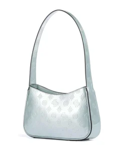 Arnela Schultertasche Lederimitat hellblau