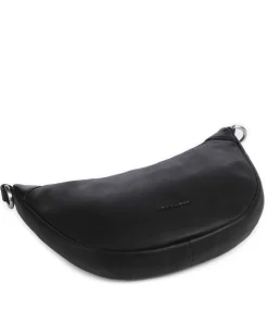 Aruba 2 Umhängetasche fein genarbtes Leder schwarz