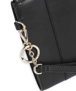 Ashley Clutch fein genarbtes Rindsleder schwarz