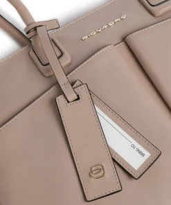 Ashley Shopper 15″ fein genarbtes Rindsleder altrosa