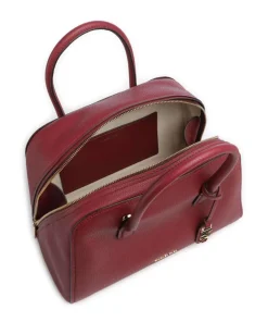 Ashton Medium Handtasche genarbtes Rindsleder wein