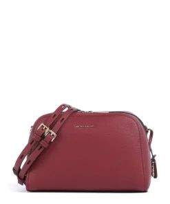 Ashton Small Umhängetasche genarbtes Rindsleder wein