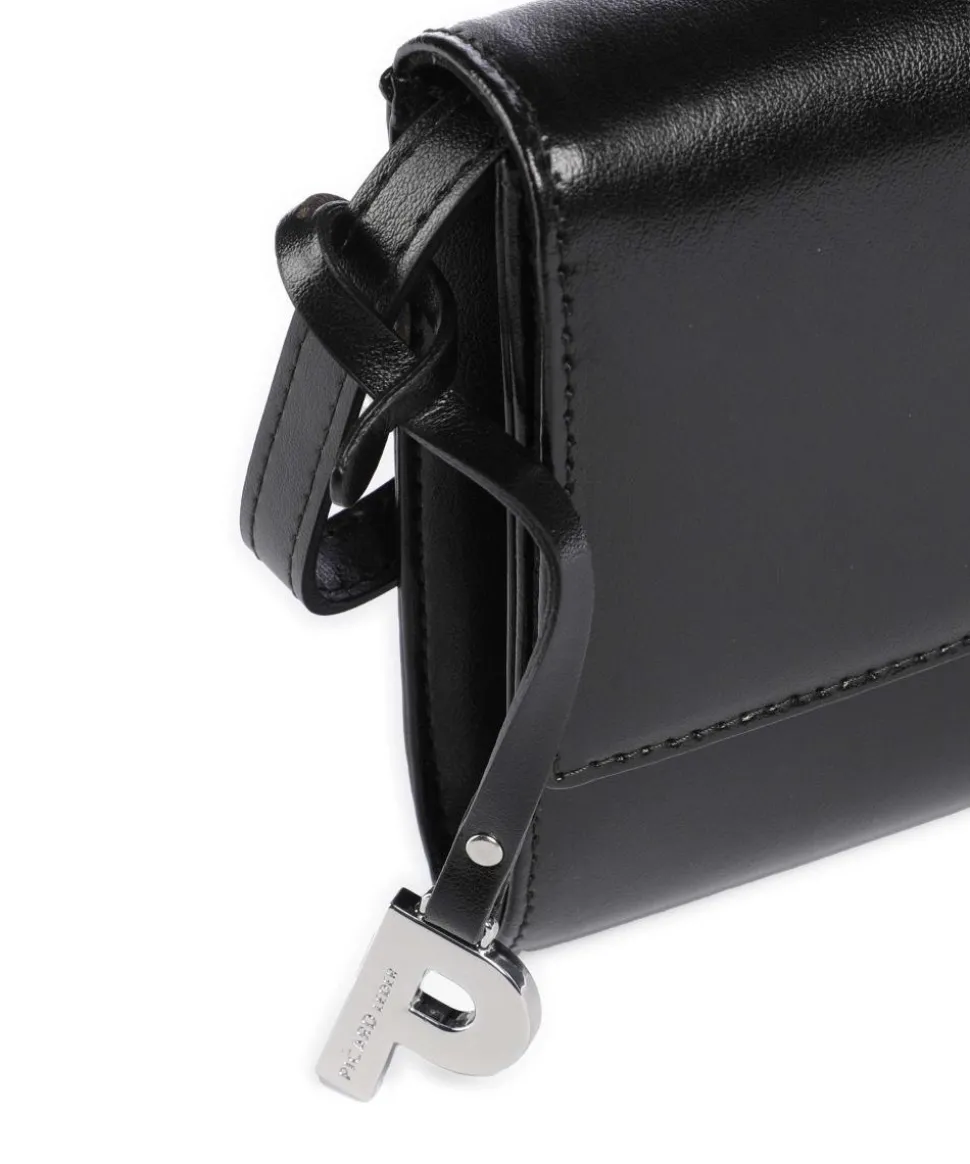 Auguri Umhängetasche Rindsleder schwarz