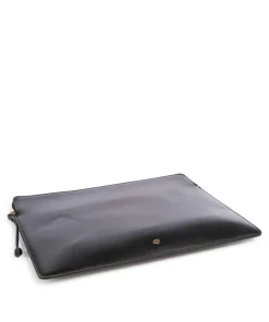 Aya Laptophülle 13″ fein genarbtes Leder schwarz