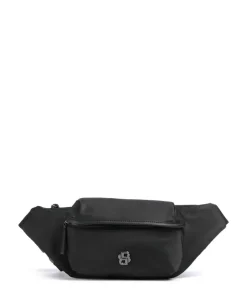 B Icon Gürteltasche recyceltes Polyester schwarz