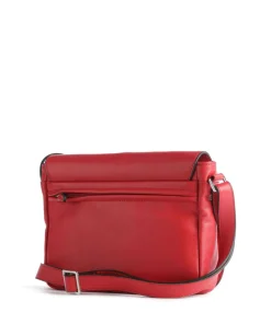 Babette Nappa Umhängetasche fein genarbtes Rindsleder rot