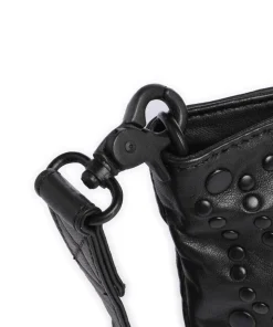 Back to Black Umhängetasche Schafsleder schwarz