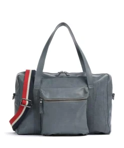 Bague M Shopper fein genarbtes Rindsleder blaugrau