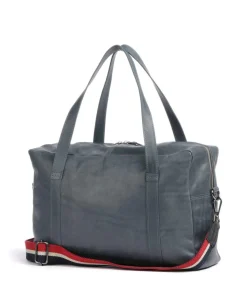 Bague M Shopper fein genarbtes Rindsleder blaugrau