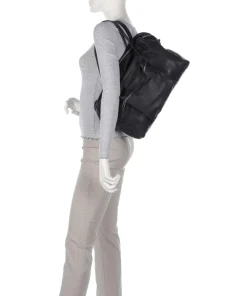 Bague M Shopper fein genarbtes Rindsleder dunkelblau