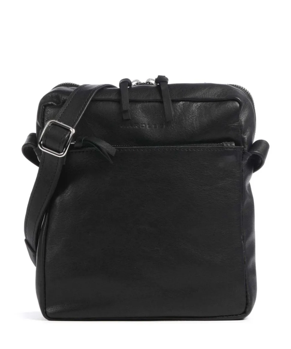 Bague M Umhängetasche weiches Rindsleder schwarz