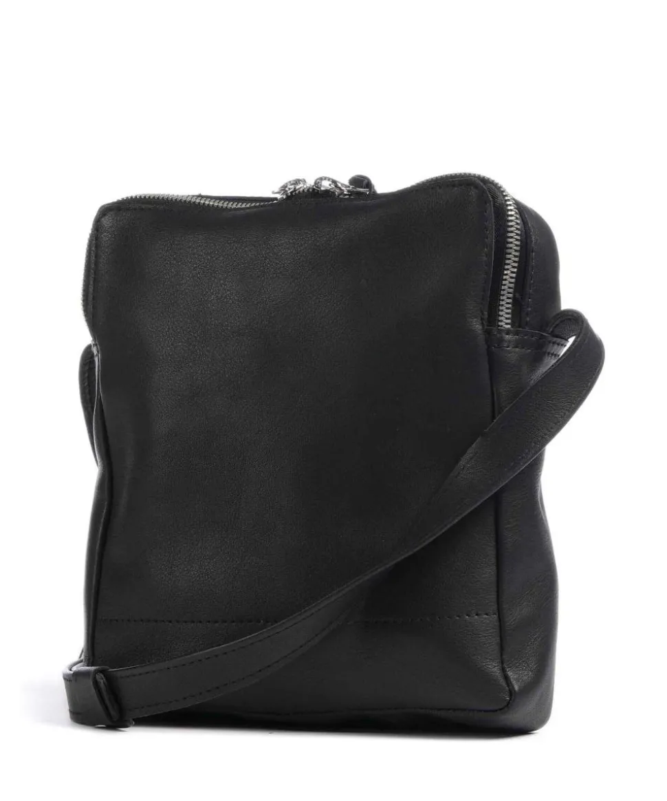 Bague M Umhängetasche weiches Rindsleder schwarz
