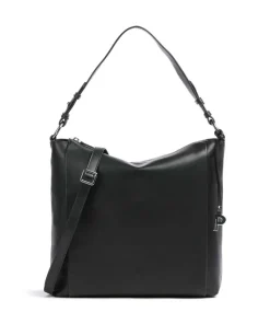 Bali Beuteltasche fein genarbtes Rindsleder schwarz