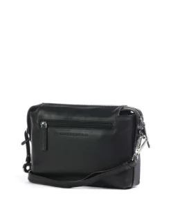 Bali Umhängetasche weiches Rindsleder schwarz