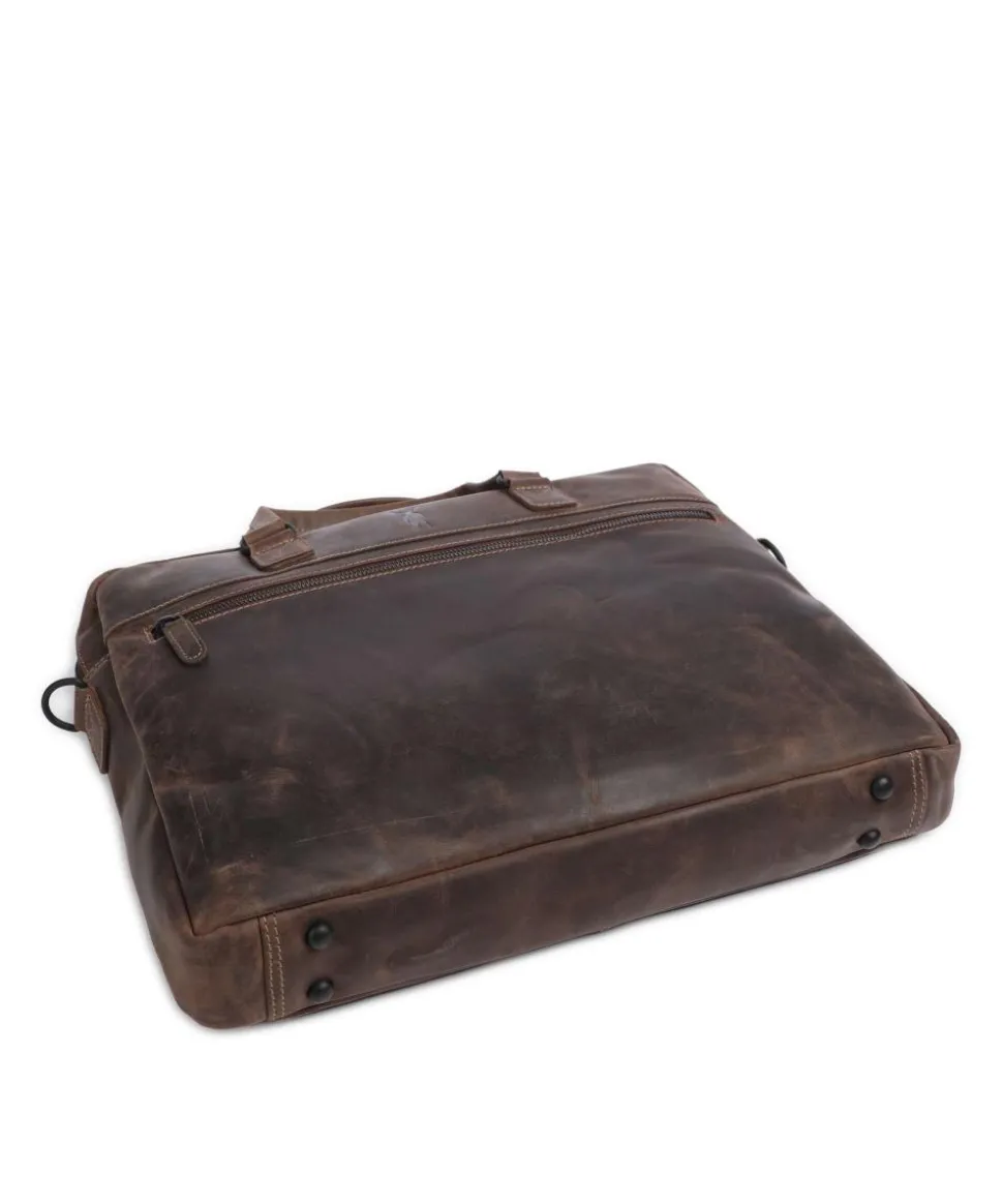 Baltimore 8 Aktentasche 14″ Leder dunkelbraun