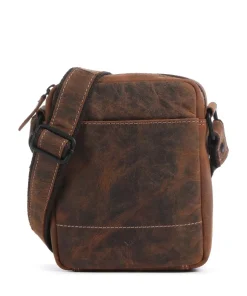 Baltimore 1 Umhängetasche Leder cognac