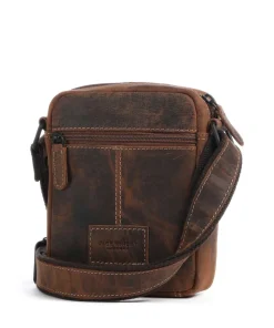 Baltimore 1 Umhängetasche Leder cognac