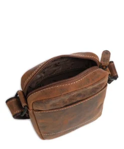 Baltimore 1 Umhängetasche Leder cognac