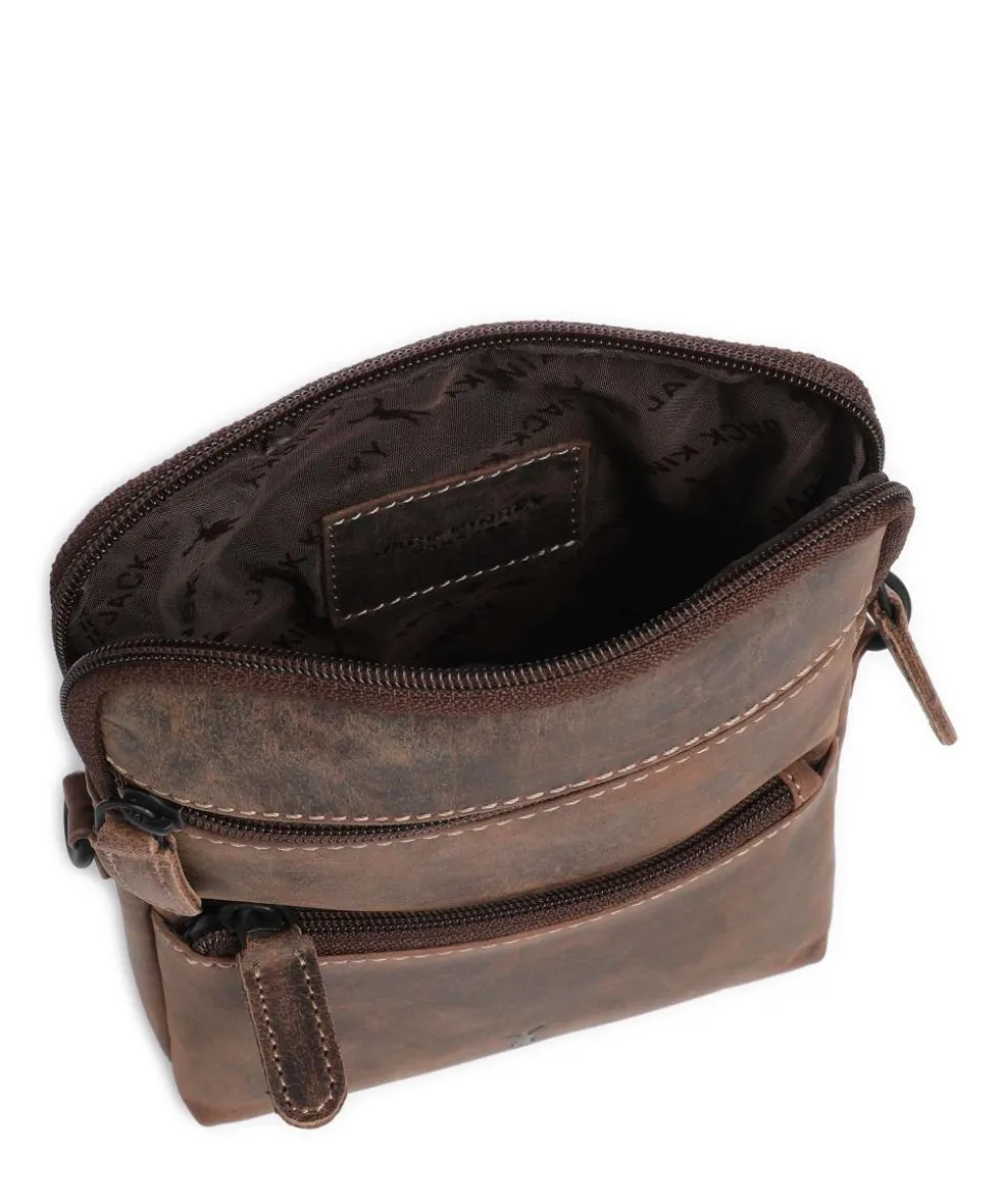 Baltimore 11 Umhängetasche Leder dunkelbraun