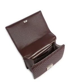 BAMARA Schultertasche Lederimitat braun