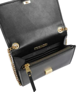 BARCH Schultertasche Lederimitat schwarz