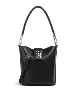 BARRIE Bucket bag Lederimitat schwarz