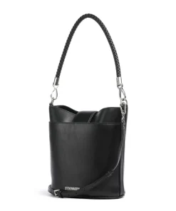 BARRIE Bucket bag Lederimitat schwarz