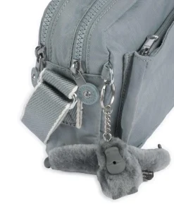 Basic Abanu M Umhängetasche recyceltes Polyamid blaugrau