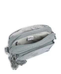 Basic Abanu M Umhängetasche recyceltes Polyamid blaugrau