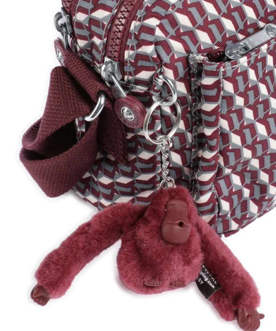 Basic Abanu M Umhängetasche recyceltes Polyester wein