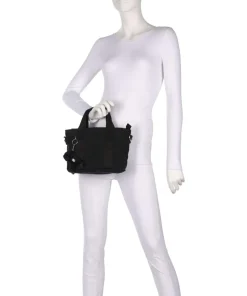 Basic Minta Handtasche recyceltes Polyamid schwarz