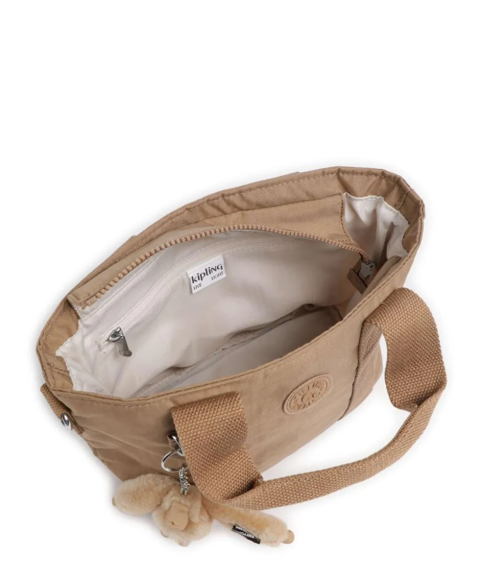 Basic Minta Handtasche recyceltes Polyamid tan