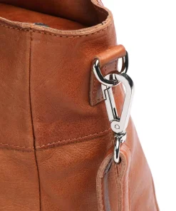 Basic Shopper fein genarbtes Rindsleder karamellbraun