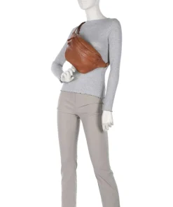 Basic Umhängetasche Büffelleder braun