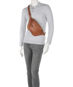 Basic Umhängetasche Büffelleder braun