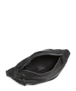 Basic Umhängetasche Büffelleder schwarz