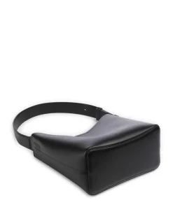 Bathurst Mews Beuteltasche genarbtes Rindsleder schwarz