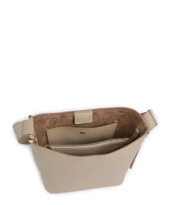 Bathurst Mews Beuteltasche genarbtes Rindsleder beige