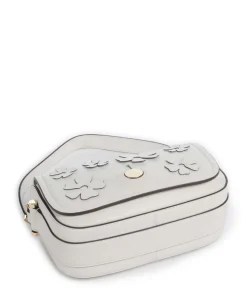 Bathurst Mews Schultertasche genarbtes Rindsleder elfenbein