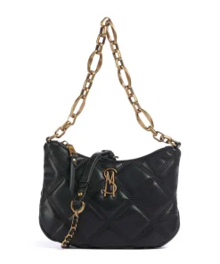 BAURA Schultertasche Lederimitat schwarz