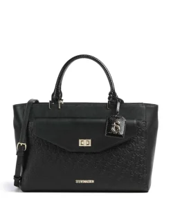 BBLANE Handtasche Lederimitat schwarz