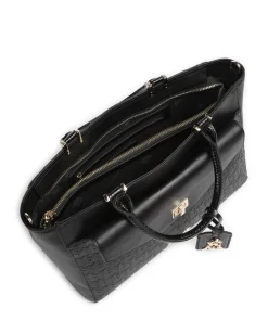 BBLANE Handtasche Lederimitat schwarz