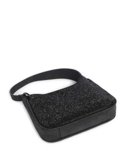 BCARLO-R Schultertasche Lederimitat schwarz