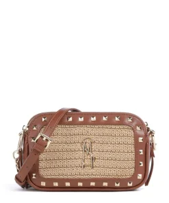 BDAISY-S Umhängetasche Papier, Lederimitat beige/braun