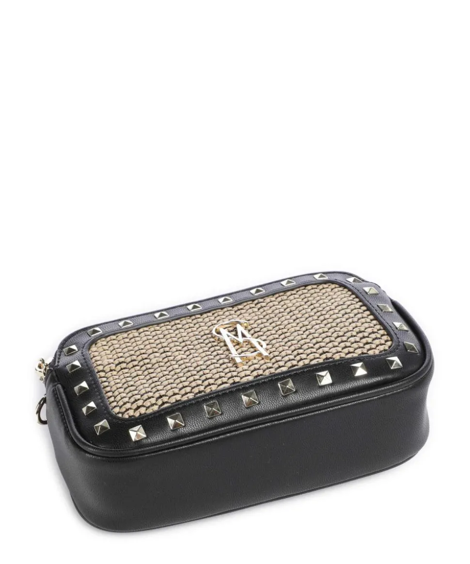 BDAISY-S Umhängetasche Papier, Lederimitat schwarz/beige