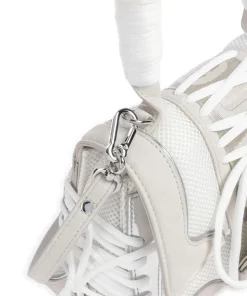 BDIEGO Handtasche Lederimitat, recyceltes Polyester weiß