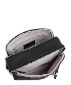 BE HER XS Umhängetasche recyceltes Polyester schwarz